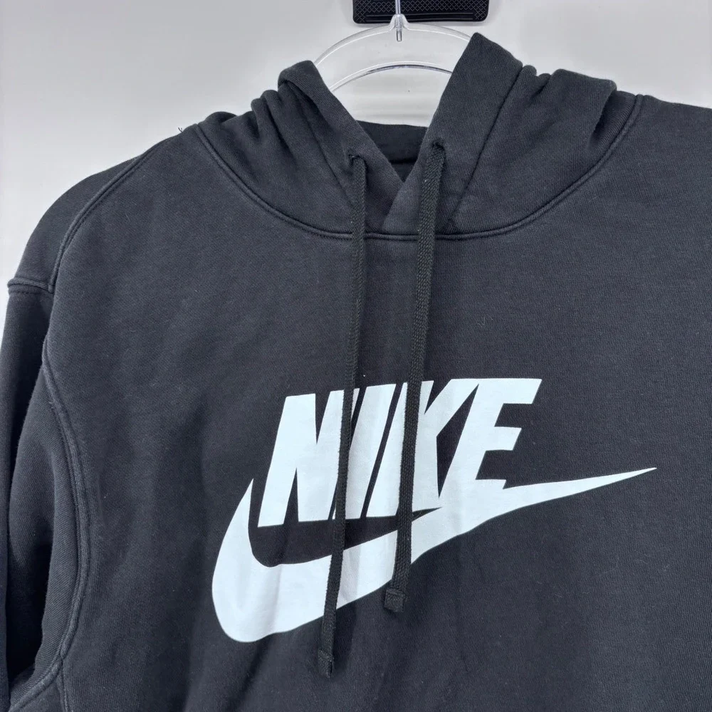 Nike Charcoal Hoodie with‎ Iconic Logo